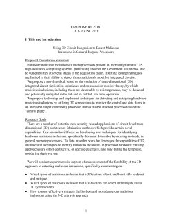 Dissertation Proposal - Naval Postgraduate School