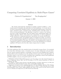 Computing Correlated Equilibria in Multi