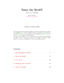 Tame the BeaST