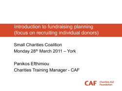 Introduction to fundraising promotion strategies