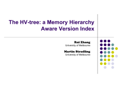 The HV-tree Structure
