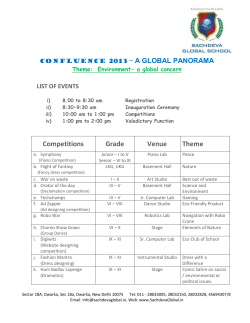 Fancy Dress Competition CLASSES