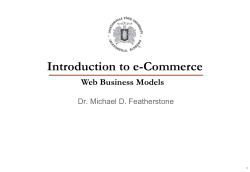 Business Models - Jacksonville State University