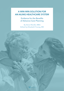 a win-win solution for an ailing healthcare system