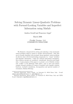 Solving Dynamic Linear-Quadratic Problems with Forward