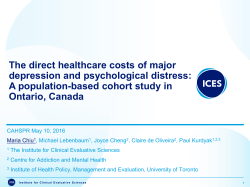 The cost of depression and subclinical depression: A