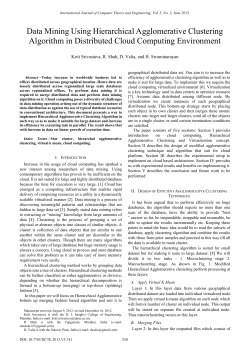 Data Mining Using Hierarchical Agglomerative Clustering Algorithm