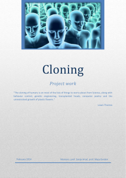 Cloning