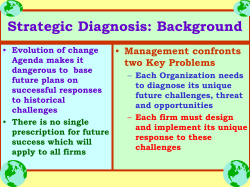 Strategic Diagnosis - North Central College