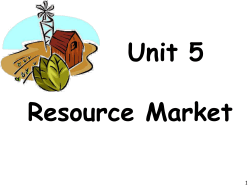 The Demand for Resources