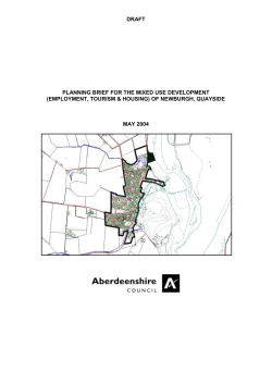 PLANNING BRIEF FOR THE MIXED USE DEVELOPMENT