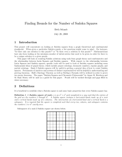 Finding Bounds for the Number of Sudoku Squares