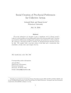 Social Creation of Pro-Social Preferences for Collective Action