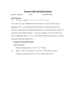 Revenue and profit fns