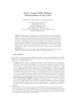 Faster Compact Diffie&ndash;Hellman: Endomorphisms on the x-line