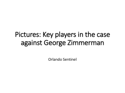 Pictures--Key players in the case against George Zimmerman