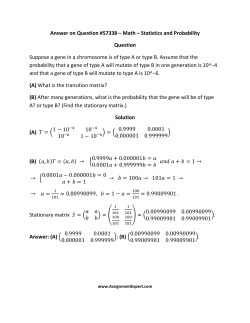 Answer on Question #57338 &ndash; Math &ndash; Statistics and Probability
