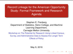 Formal Framework and Research Agenda