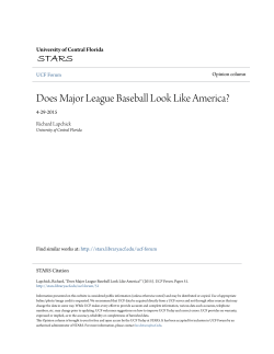 Does Major League Baseball Look Like America?