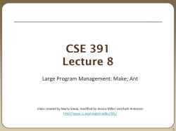 CSE 391 Lecture 8