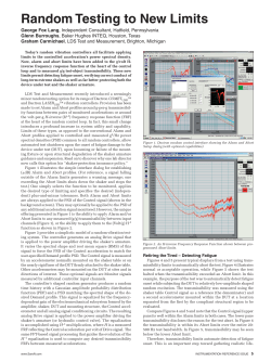 Random Testing to New Limits - Sound and Vibration Magazine