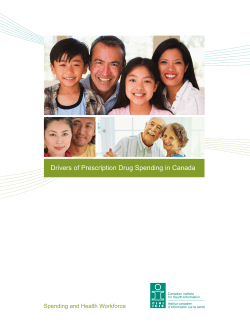 Drivers of Prescription Drug Spending in Canada