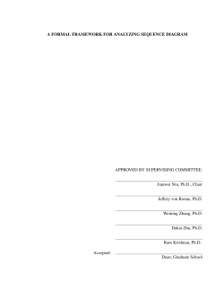 A formal framework for analyzing sequence