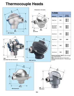 Thermocouple Heads