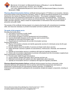 certificate program for pharmacists