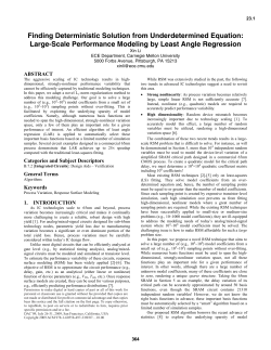Finding Deterministic Solution from