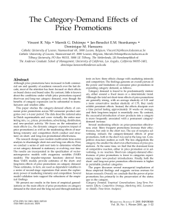 The Category-Demand Effects of Price Promotions