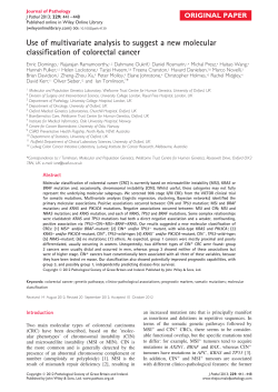 Use of multivariate analysis to suggest a new molecular