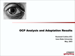OCP-results - Electrical and Computer Engineering