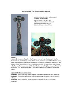 The Elephant Society Mask - Memphis Brooks Museum of Art