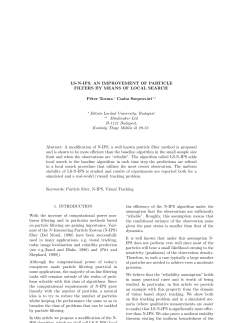 LS-N-IPS: AN IMPROVEMENT OF PARTICLE FILTERS BY MEANS