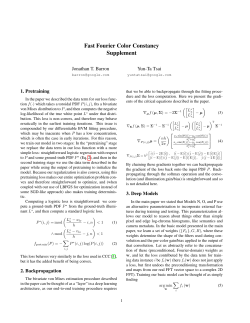 Fast Fourier Color Constancy Supplement