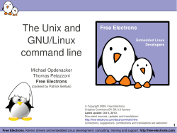 The Unix and GNU/Linux command line