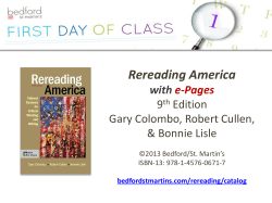 the e-Book to Go for Rereading America!