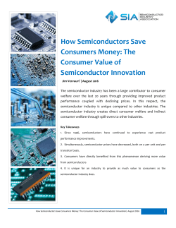 The Consumer Value of Semiconductor Innovation