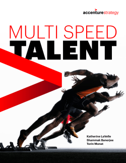 Multi Speed Talent｜Accenture