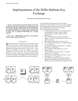 iii. security issues with dh algorithm - Computer Science