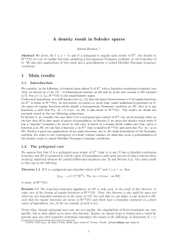 A density result in Sobolev spaces Jщer9ome Droniou 1. Abstract
