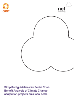 Simplified guidelines for Social Cost