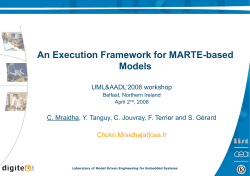 An Execution Framework for MARTE Based Models