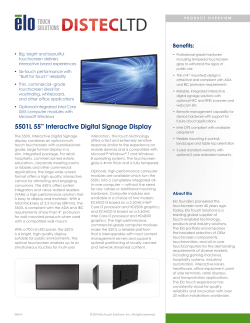 5501L 55&rdquo; Interactive Digital Signage Display
