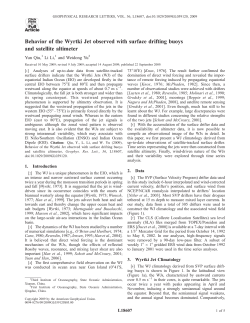 Behavior of the Wyrtki Jet observed with surface drifting buoys and