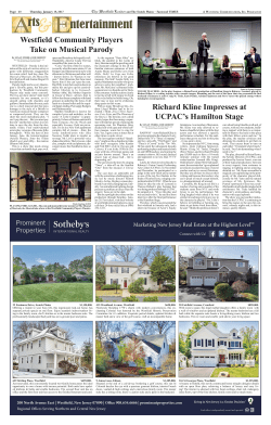 Richard Kline Impresses at UCPAC`s Hamilton Stage Westfield