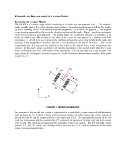 Dynamic model of a Differential Steer Robot: