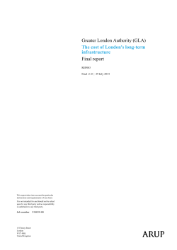 Greater London Authority (GLA) The cost of London`s long