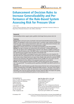 Enhancement of Decision Rules to Increase Generalizability and